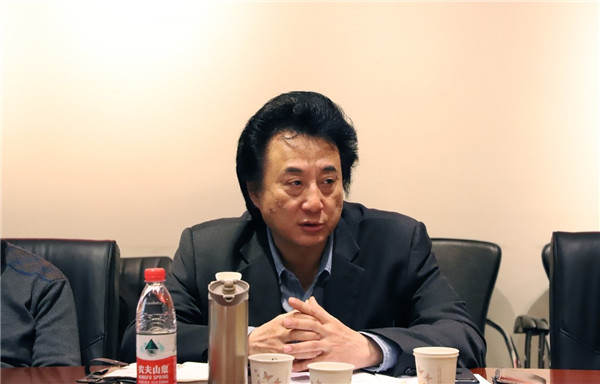 天津大学建筑学院院长、课题负责人张颀教授讲话 天津大学建筑学院院长、课题负责人张颀教授讲话